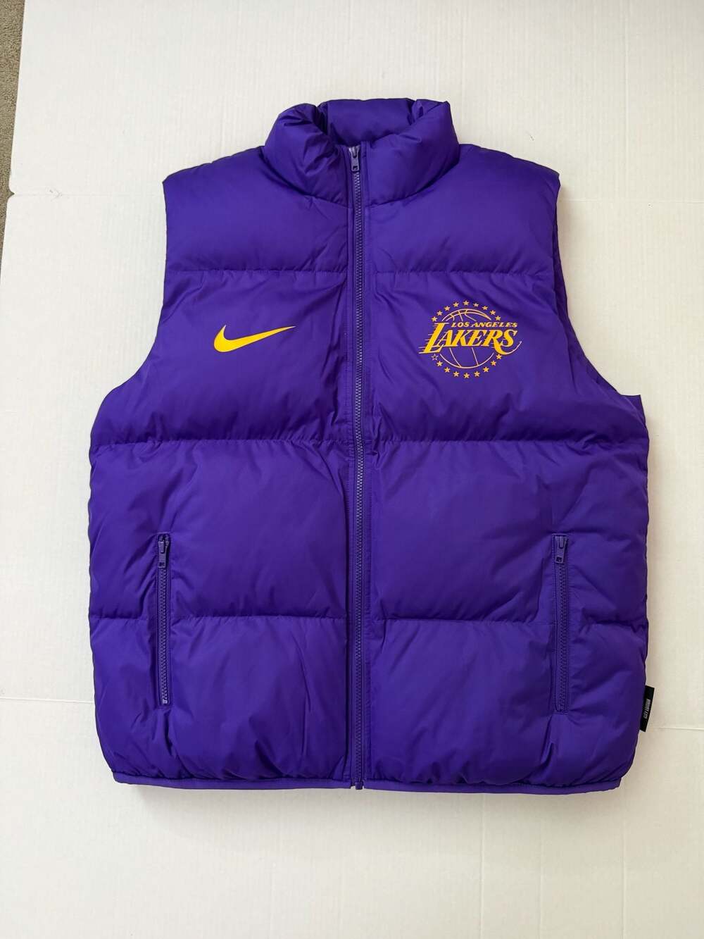 Nike Los Angeles Lakers City Edition Men's NBA Puffer Vest Size Medium
